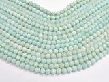 Matte Amazonite Beads, 6mm Round Beads-BeadBasic