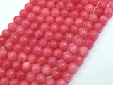 Jade Beads-Pink, 8mm Round Beads-BeadBasic