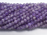 Amethyst, 4mm (4.4mm) Round Beads-BeadBasic