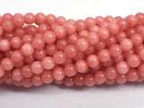 Malaysia Jade - Peach Pink, 4mm (4.5mm), Round-BeadBasic