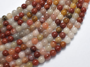 Jade Beads, 6mm (6.5mm) Round