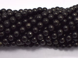 Genuine Shungite, 6mm Round-BeadBasic