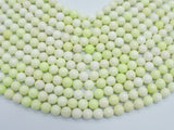 Lemon Chrysoprase Beads, Round, 8mm-BeadBasic