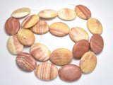 Red Malachite, 30x40mm Oval Beads