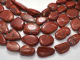 Red Jasper, nugget beads, Size vary
