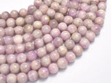 Kunzite Beads, 8mm Round Beads-BeadBasic