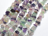 Fluorite Beads, Rainbow Fluorite, 4-10mm Chips Beads-BeadBasic