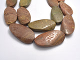 Saturn Jasper, 20x40mm Twisted Oval