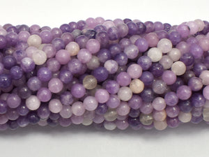 Lepidolite Beads, 4mm (4.5mm) Round-BeadBasic