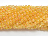 Citrine Beads, 4mm (4.7mm), Round