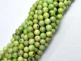 Chrysoprase Beads, 8mm (7.8mm) Round Beads-BeadBasic