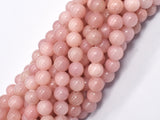 Jade - Rose Pink, 8mm (8.5mm) Round-BeadBasic