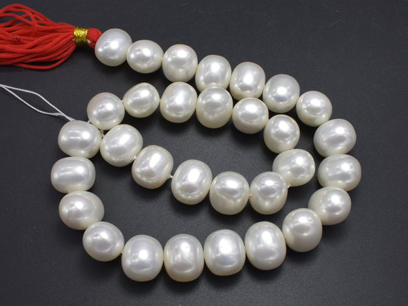 Shell Pearl, 13x15mm Nugget Beads-BeadBasic