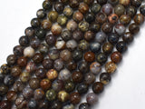 Pietersite Beads, 7.8mm Round Beads-BeadBasic