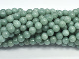 Malaysia Jade Beads- Burma Jade Color, 8mm (8.4mm) Round-BeadBasic