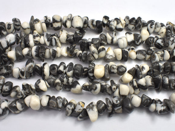 Zebra Jasper 7-15mm Chips Beads, 35 Inch-BeadBasic