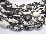 Zebra Jasper, Nugget Beads, Size vary
