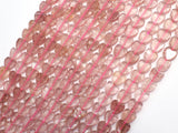Strawberry Quartz, Lepidocrocite, 6mm Heart-BeadBasic