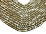Hematite Beads-Light Gold, 8mm Round Beads