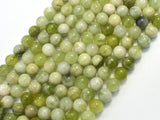 Serpentine Jade, 8mm Round Beads-BeadBasic