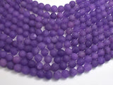 Matte Jade - Purple, 8mm Round-BeadBasic