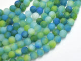 Matte Jade - Green & Blue, 6mm Round-BeadBasic