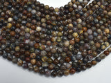 Pietersite Beads, 7.8mm Round Beads-BeadBasic