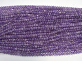 Amethyst, 4mm (4.4mm) Round Beads-BeadBasic