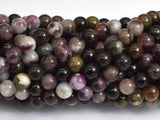 Tourmaline Beads, 6mm Round Beads-BeadBasic