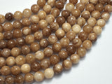 Jade - Light Brown, 8mm Round-BeadBasic