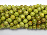 Green Opal 8mm Round Beads, 15.5 Inch