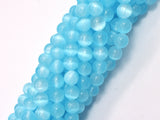 Selenite - Blue, 8mm (8.5mm) Round-BeadBasic