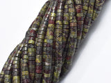 Dragon Blood Jasper, 2x4mm Heishi Disc-BeadBasic