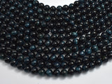 Blue Tiger Eye, 8mm (8.5mm) Round Beads-BeadBasic