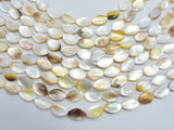 Mother of Pearl, MOP, White & Brown, 8x12mm Marquise-BeadBasic