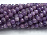 Lepidolite Beads, 6mm Round Beads-BeadBasic