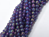 Mystic Coated Amethyst 6mm (6.5mm) Round-BeadBasic