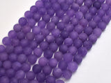 Matte Jade - Purple, 8mm Round-BeadBasic