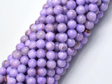 Jade - Purple, 6mm Round-BeadBasic