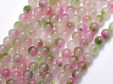 Jade - Pink & Green, 8mm Round-BeadBasic