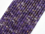 Amethyst, Approx. 2x4mm, Heishi Disc-BeadBasic