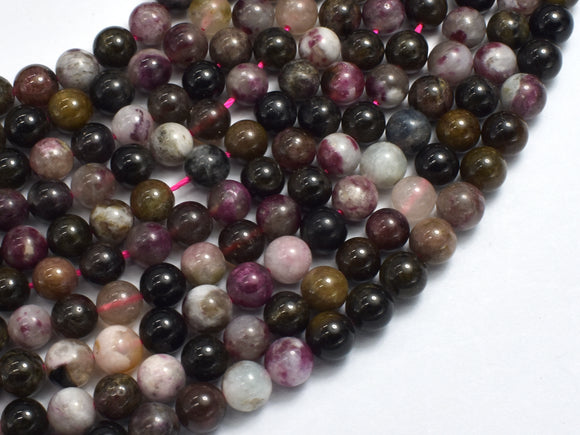 Tourmaline Beads, 6mm Round Beads-BeadBasic