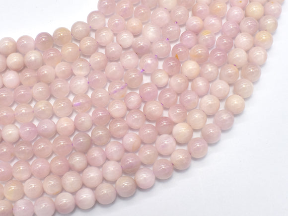 Kunzite Beads, 6mm (6.7mm) Round Beads-BeadBasic