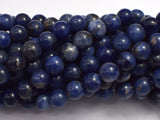 Sodalite Beads, Round, 8mm-BeadBasic