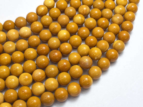 Yellow Mookaite, 8mm Round
