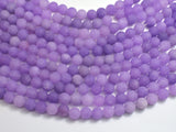 Matte Jade - Lavender, 8mm Round-BeadBasic