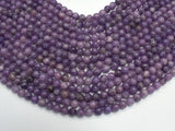 Lepidolite Beads, 6mm Round Beads-BeadBasic