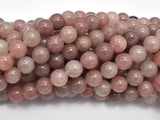 Purple Berry Quartz Beads, 8mm (8.5mm)-BeadBasic