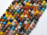 Mixed Stone, 6mm Round Beads-BeadBasic