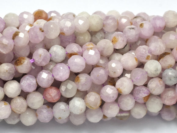 Kunzite, 3.7mm Micro Faceted Round